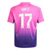Fotbalové Dres Německo Florian Wirtz #17 Venkovní ME 2024 Krátký Rukáv